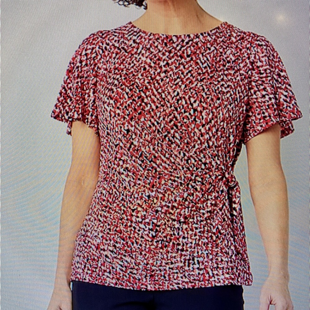 Liz Claiborne Multicolor Patterned Blouse